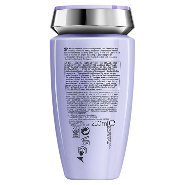 Kérastase Blond Absolu Bain Ultra Violet 250ml 2 600x600 - Kérastase Blond Absolu Bain Ultra Violet 250mL